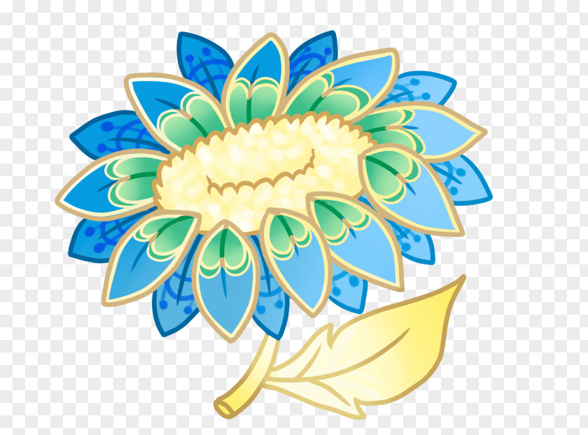 Design Common Sunflower Floral Cut Flowers Body Jewellery Clip Art PNG