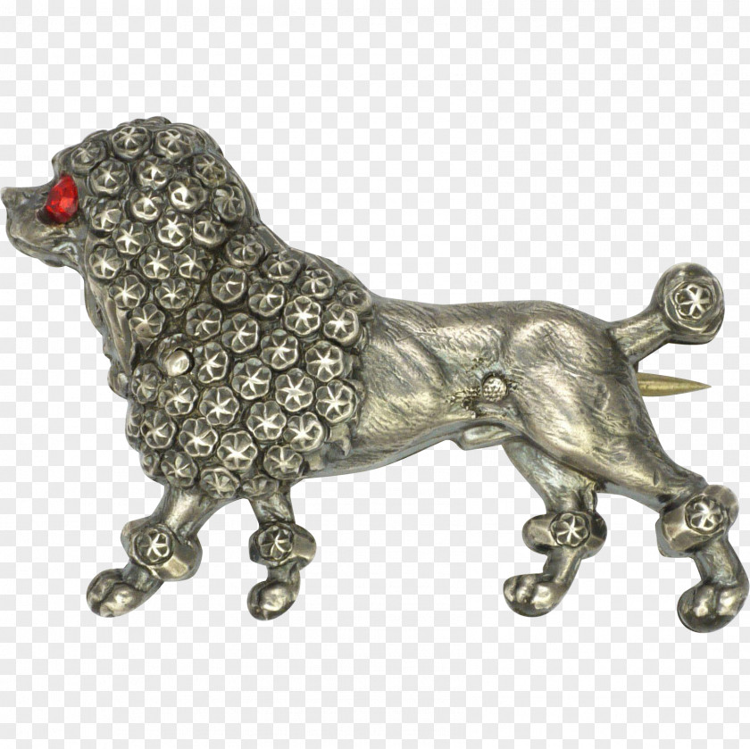 Dog Breed Metal Statue PNG