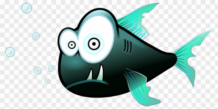 Fishing Boat Cartoon Piranha Fish Clip Art PNG