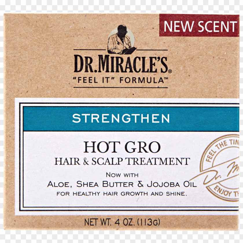 Hair Dr. Miracle's Hot Gro And Scalp Treatment Conditioner Care Relaxer PNG