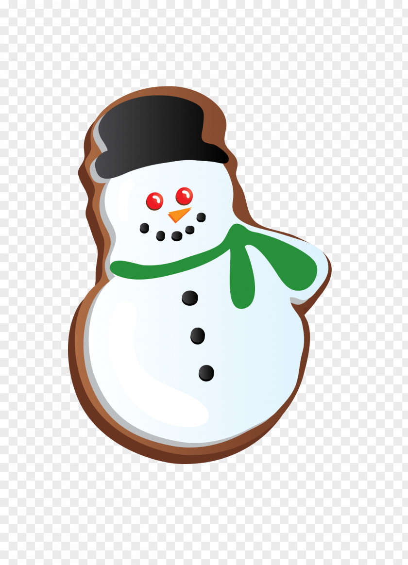 Snowman Cookies Christmas Cookie Biscuit Clip Art PNG
