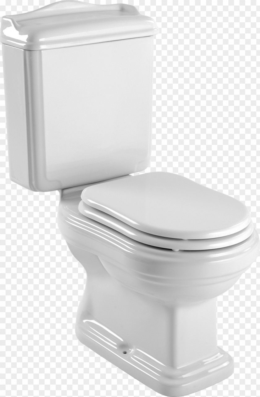 Toilet PROFLO Elongated Bowl Descarga Kompakt WC Cersanit PNG