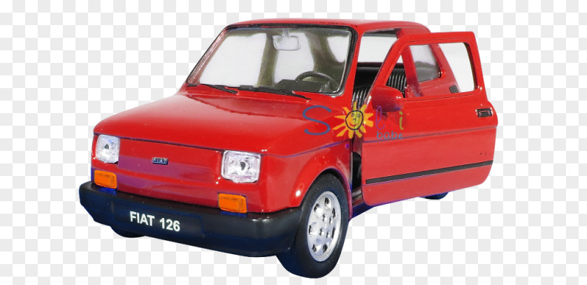 Fiat 126 Car Child Van PNG