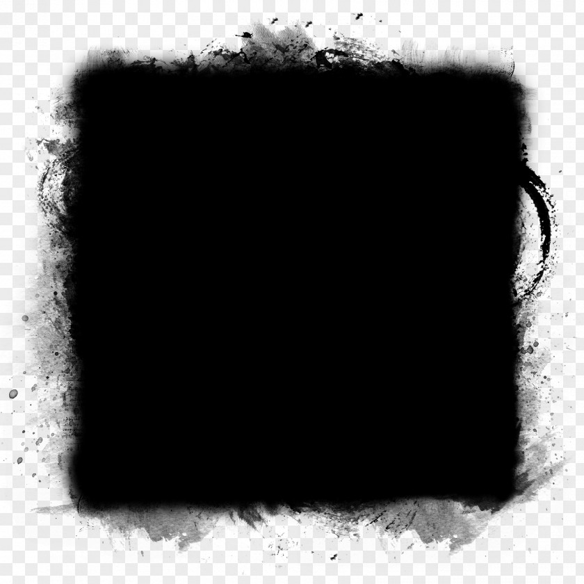 Rectangle Blackandwhite Picture Cartoon PNG