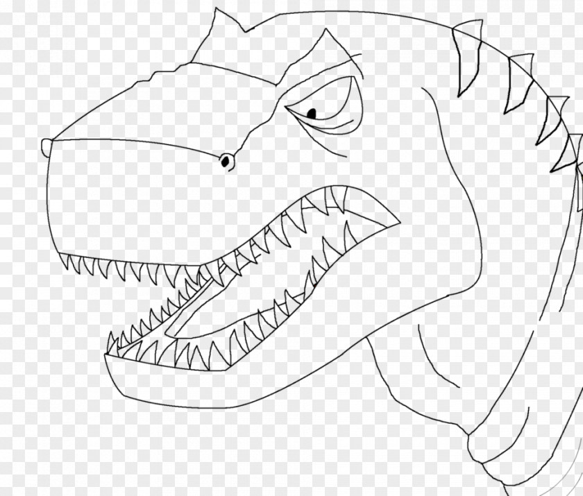 The Land Before Time 2 Sharptooth Chomper Drawing Line Art PNG