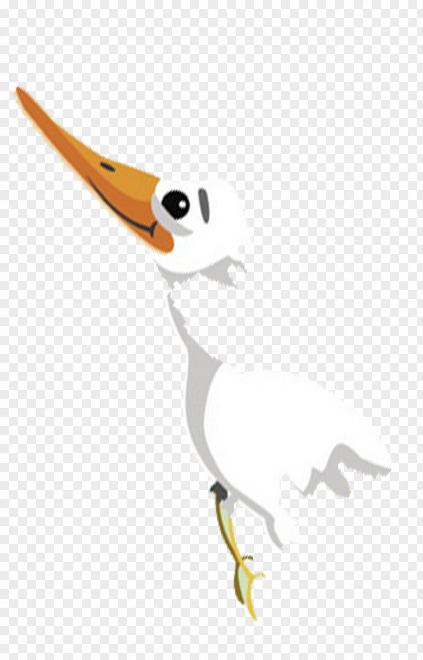White Cartoon Bird PNG