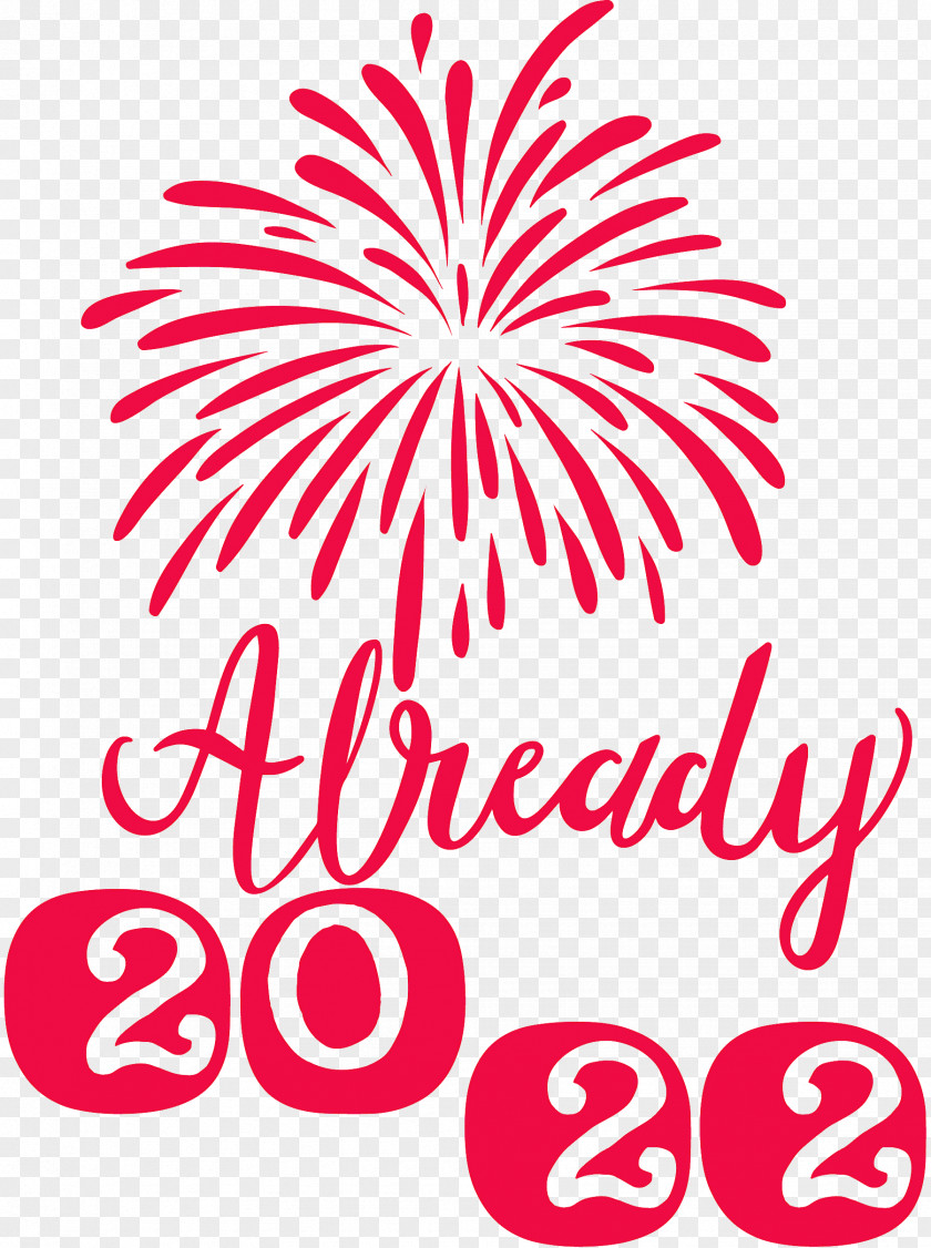 Already 2022 New Year PNG
