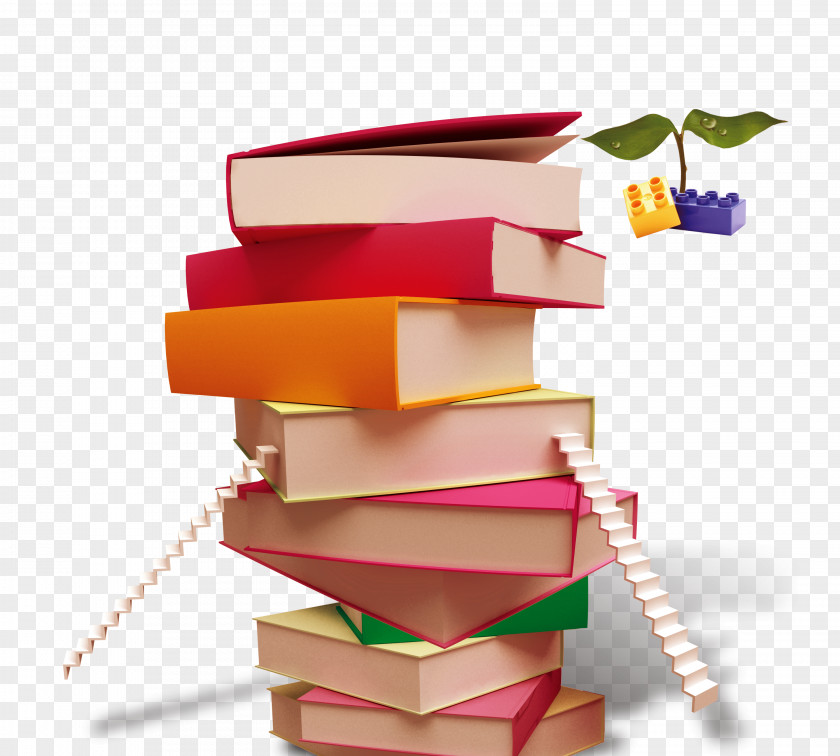 Book Ladder PNG