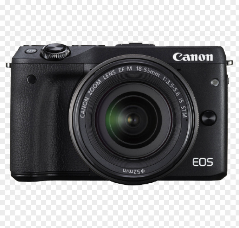Camera Lens Canon EOS M3 EF Mount EF-M 18–55mm PNG