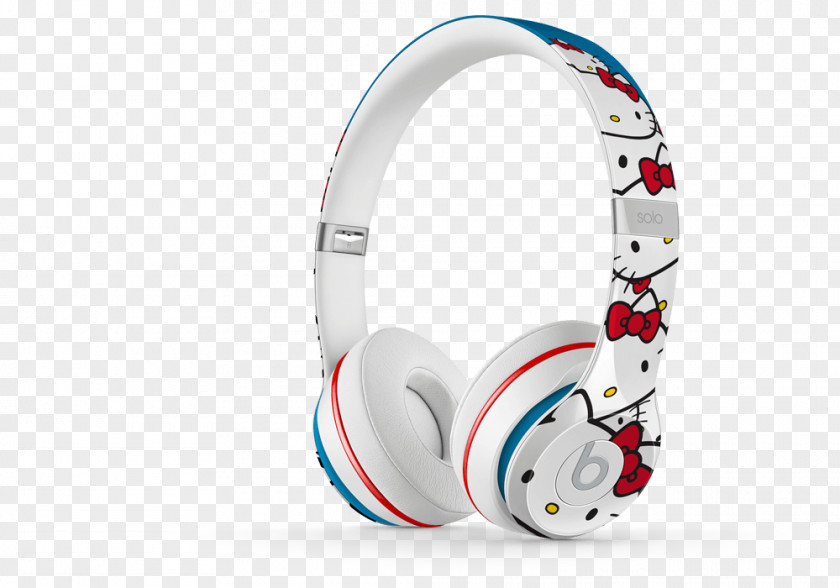Hello Kitty Beats Solo 2 Electronics Headphones Audio PNG