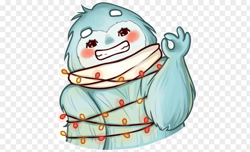 Yeti Sticker Telegram Clip Art PNG