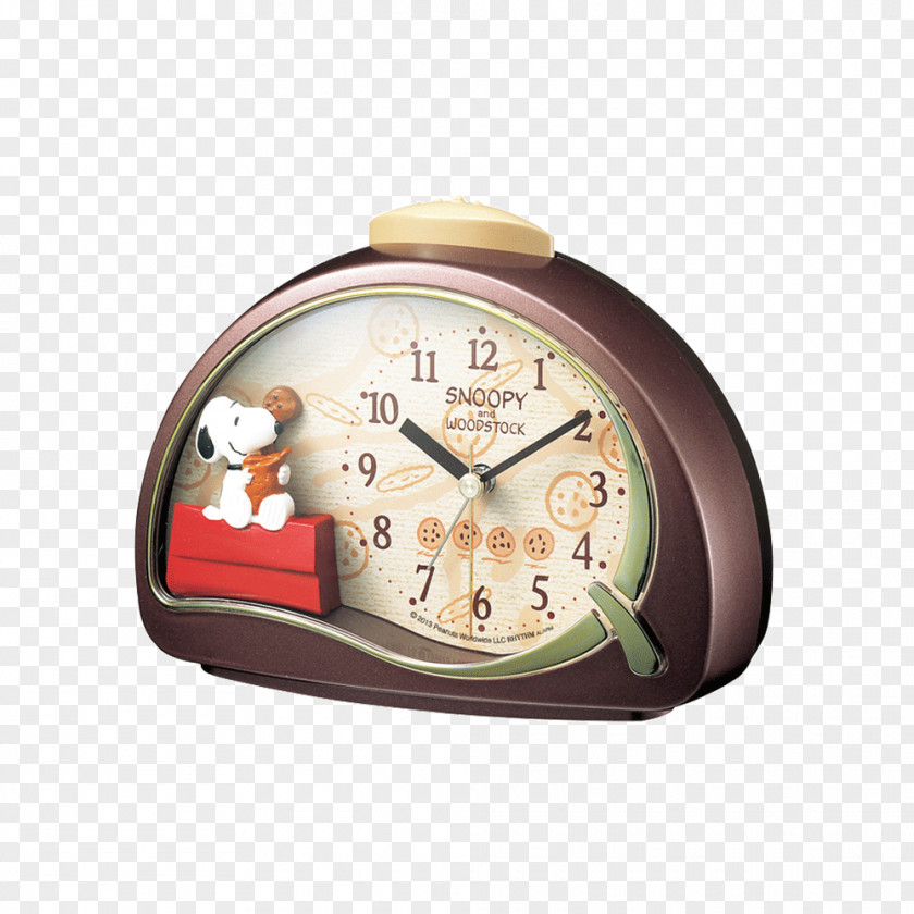 Clock Alarm Clocks Snoopy Rhythm Watch 掛時計 PNG