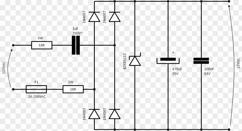 Ripple Zener Diode Electrical Network Capacitor Printed Circuit Board PNG