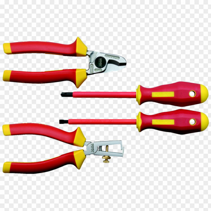 Screwdriver Diagonal Pliers VDE E.V. Hand Tool PNG