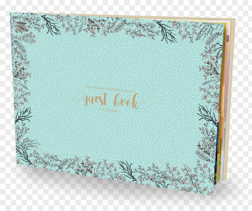 Wedding Guest Turquoise Picture Frames Rectangle PNG