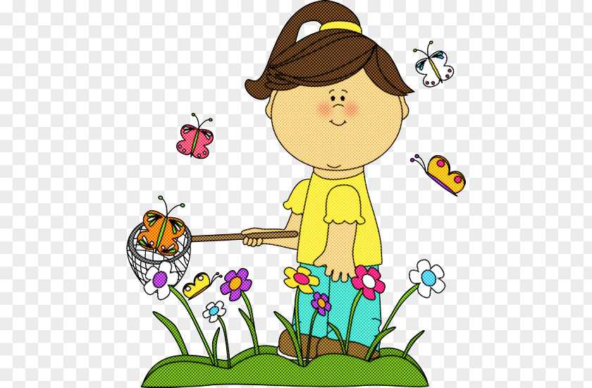 Cartoon Sharing Child Happy Plant PNG