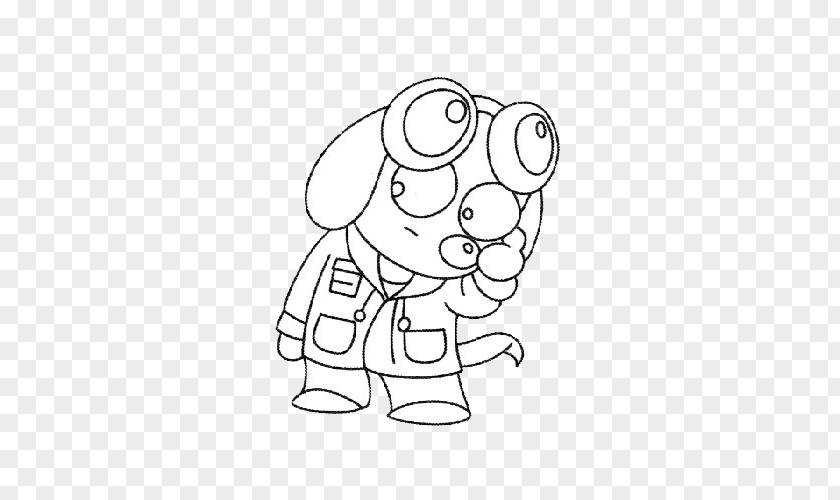 Dr Dog Wearing Glasses African Wild Visual Arts Carnivora Clip Art PNG