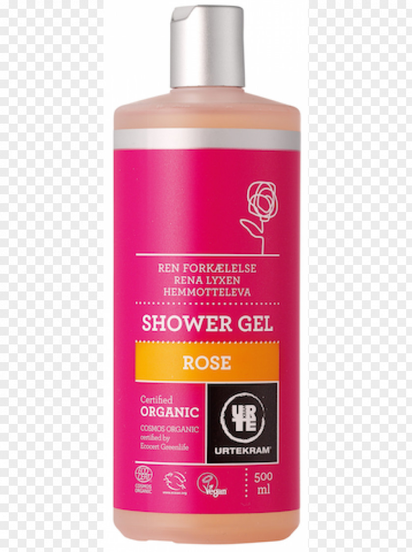 Shower Gel Urtekram Shampoo PNG