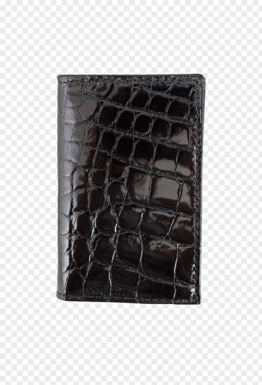 Wallet Vijayawada Leather Rectangle Black M PNG