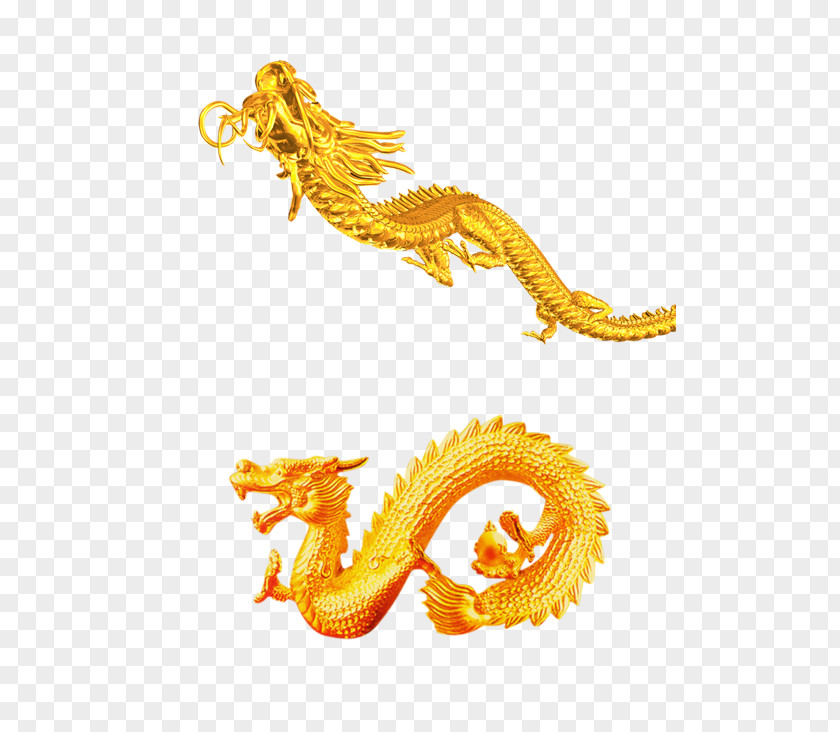 China WindGolden Dragon Chinese Clip Art PNG