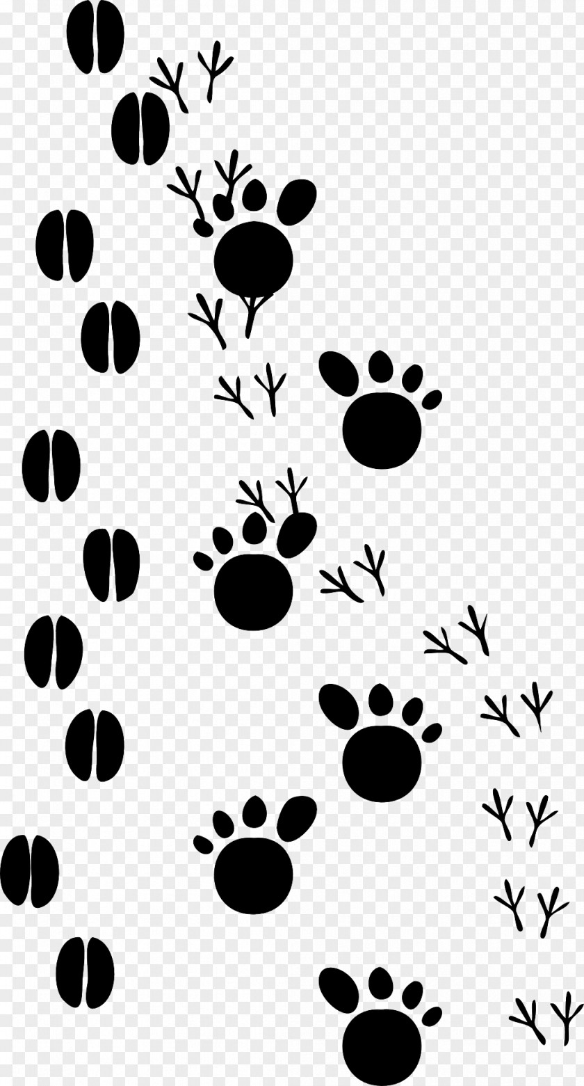 Footprint Dog Cat Paw Clip Art PNG