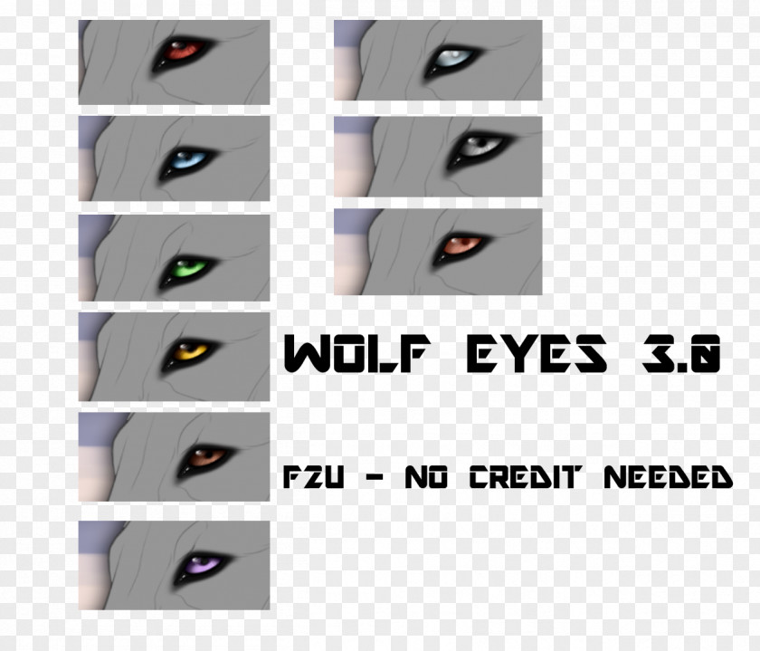 Wolf Eye DeviantArt Brand Font PNG