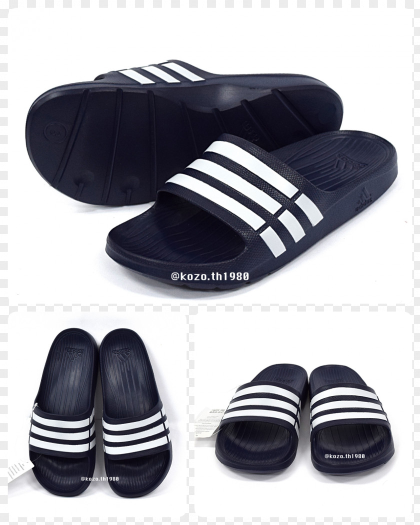 Adidas Slipper Slide Shoe Sandal PNG