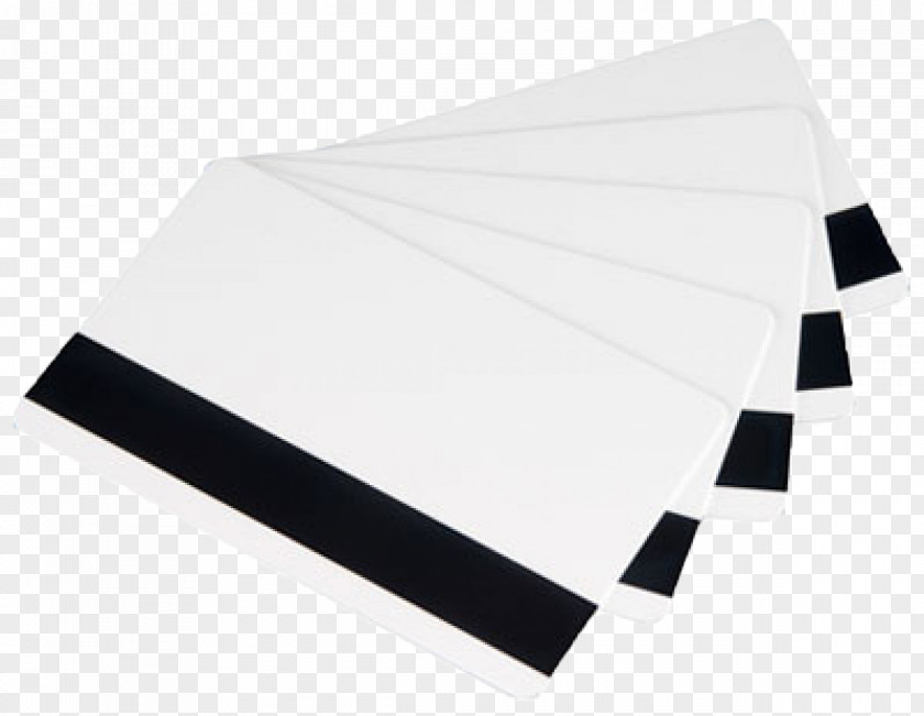 Credit Card Magnetic Stripe Polyvinyl Chloride Coercivity Paper PNG