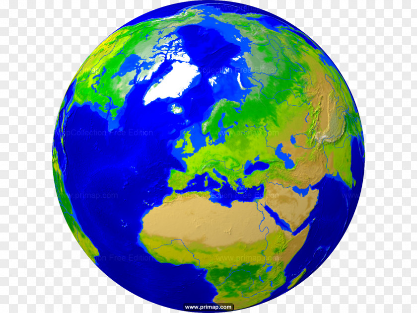 Globe Europe World Map PNG