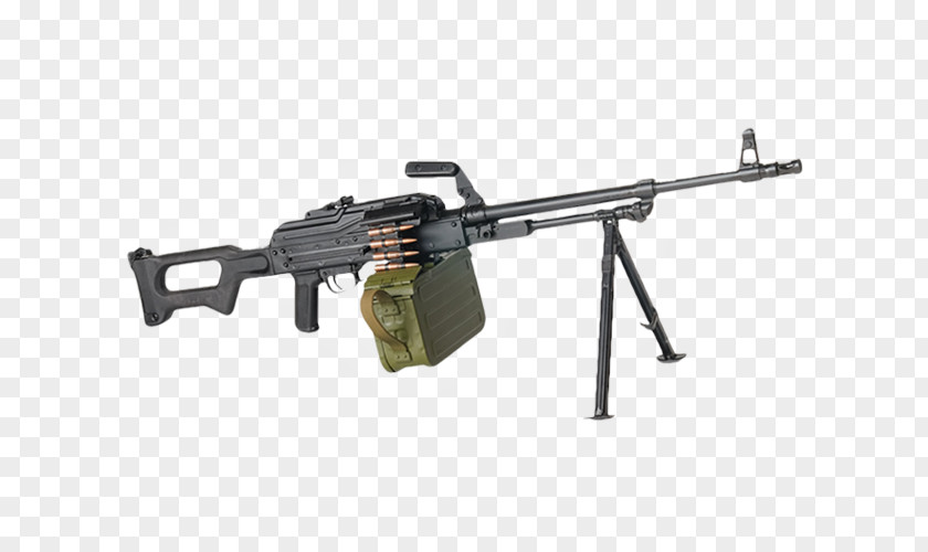 Machine Gun Izhmash PK Firearm 7.62 Mm Caliber PNG