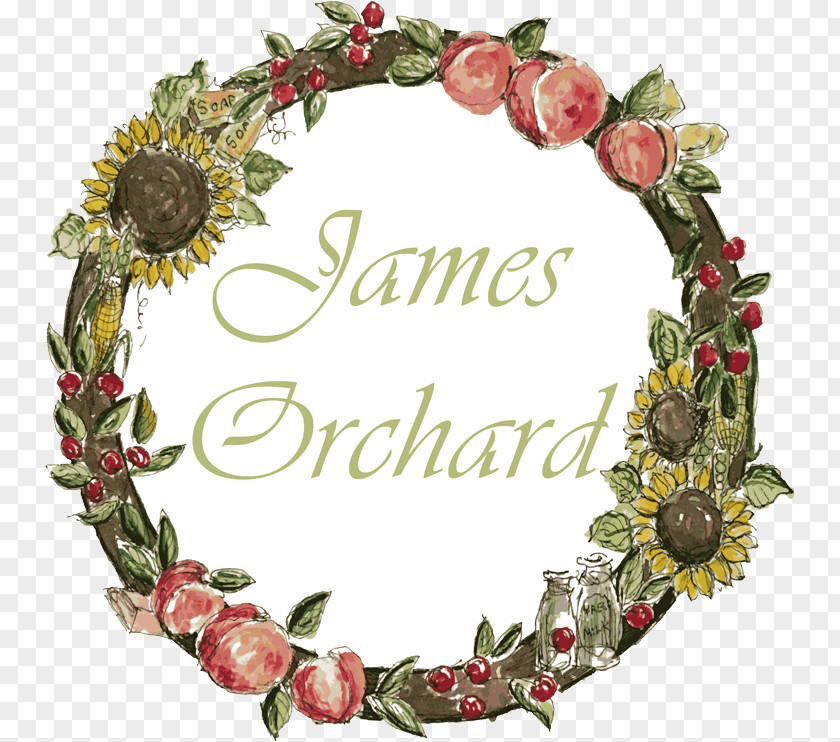 Orchard James Harvest Hooten Road Wreath Farm PNG