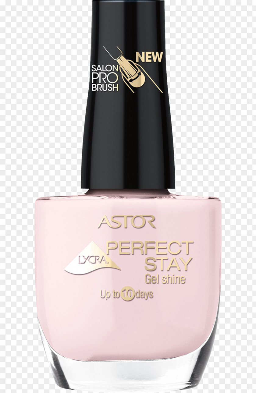 Pink Shine Nail Polish Lacquer Astor Cosmetics PNG