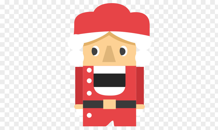 Curly Santa Claus Christmas Clip Art PNG