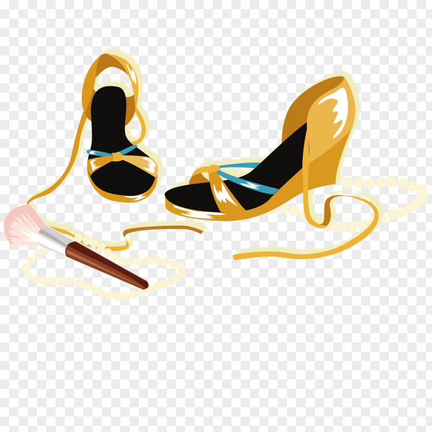 Exquisite High Heels Shoe High-heeled Footwear Dress PNG