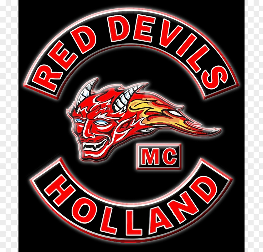 Logo Red Devils MC Organization Emblem Germany PNG