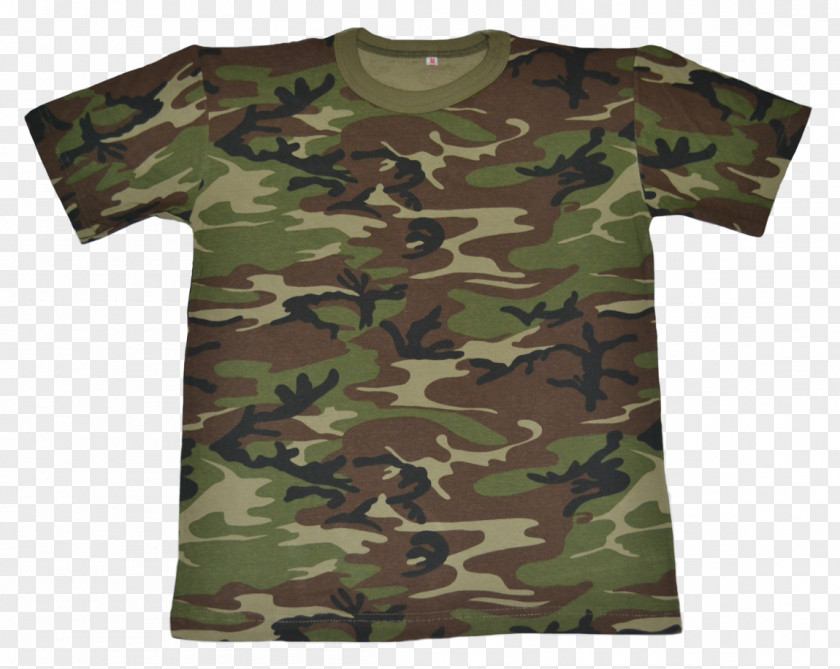 Playera Military Camouflage T-shirt Sleeve Polo Shirt PNG