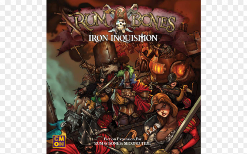 Rum And Bones Second Tide Board Game Expansion Pack PNG
