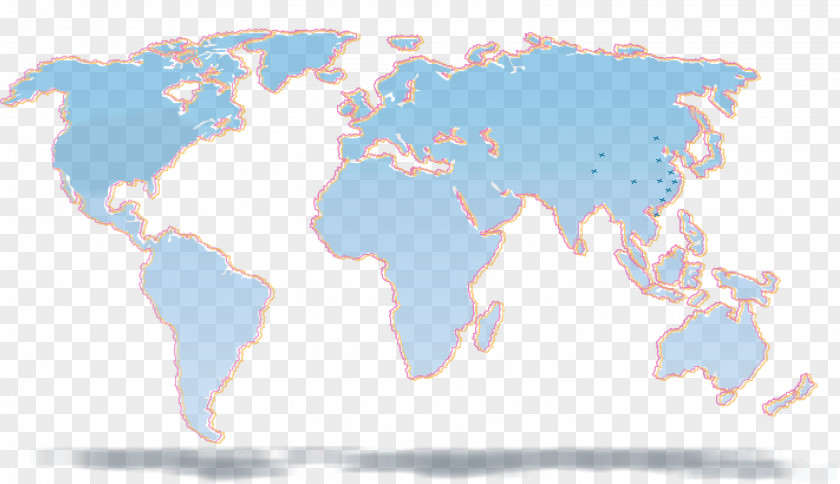 Aplication Map World Vector Graphics Wall Decal PNG