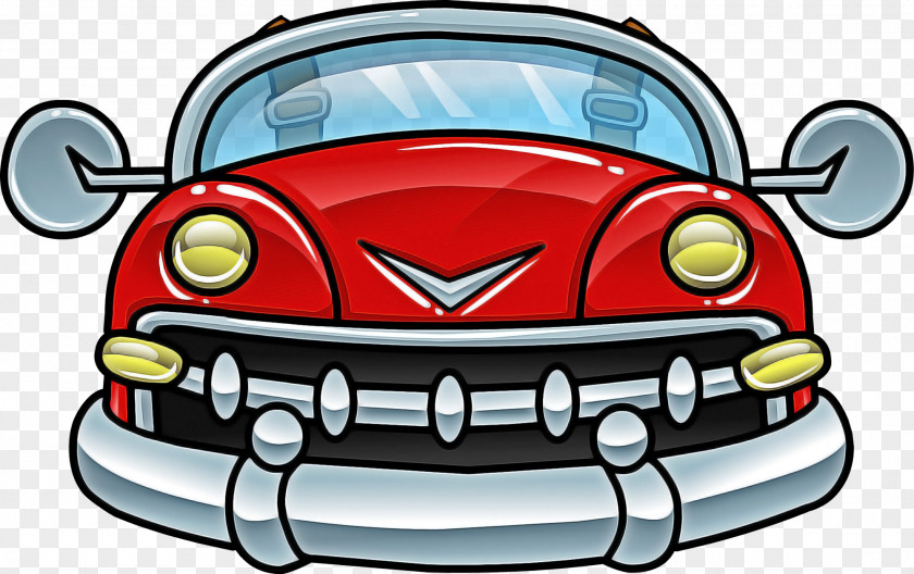 Cartoon Transport Vehicle Car Bumper PNG