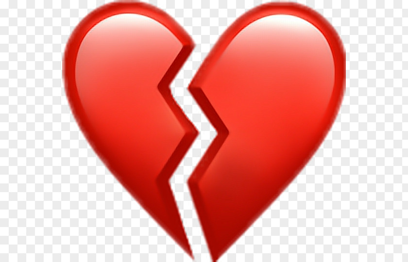 Emoji Broken Heart Symbol Love PNG