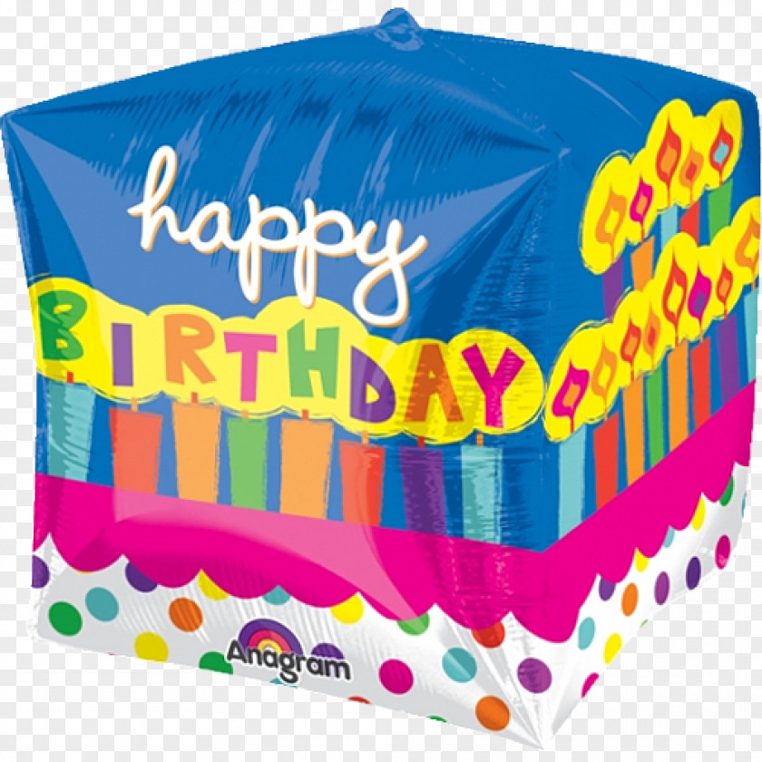 Balloon Happy Birthday Party Cake PNG