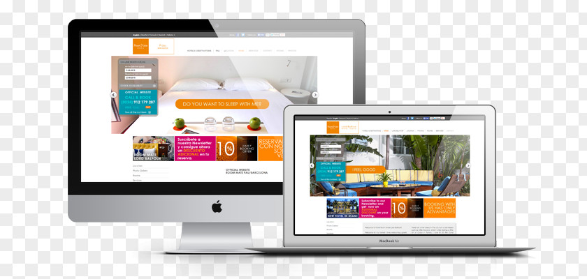 Marketing Digital Advertising Showcase Website PNG