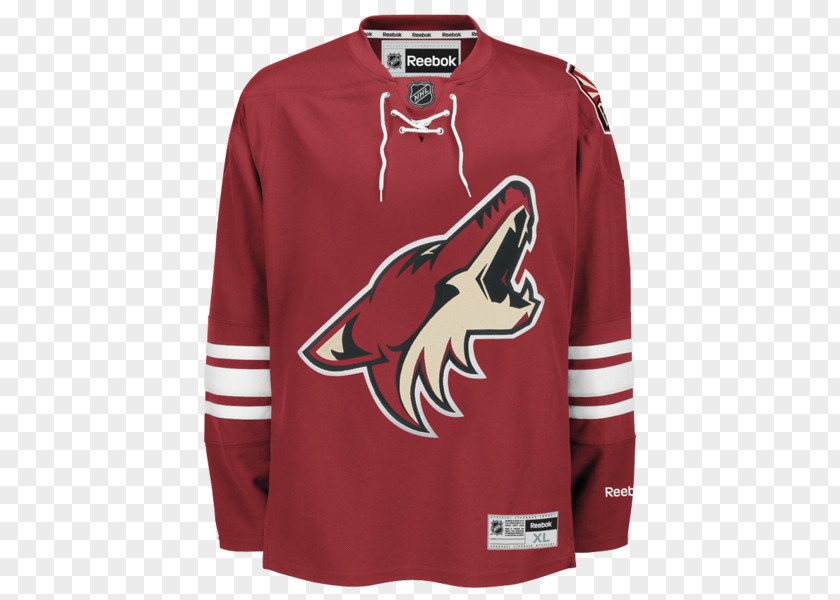 Nhl Jersey Template Arizona Coyotes National Hockey League Ice NHL Uniform PNG