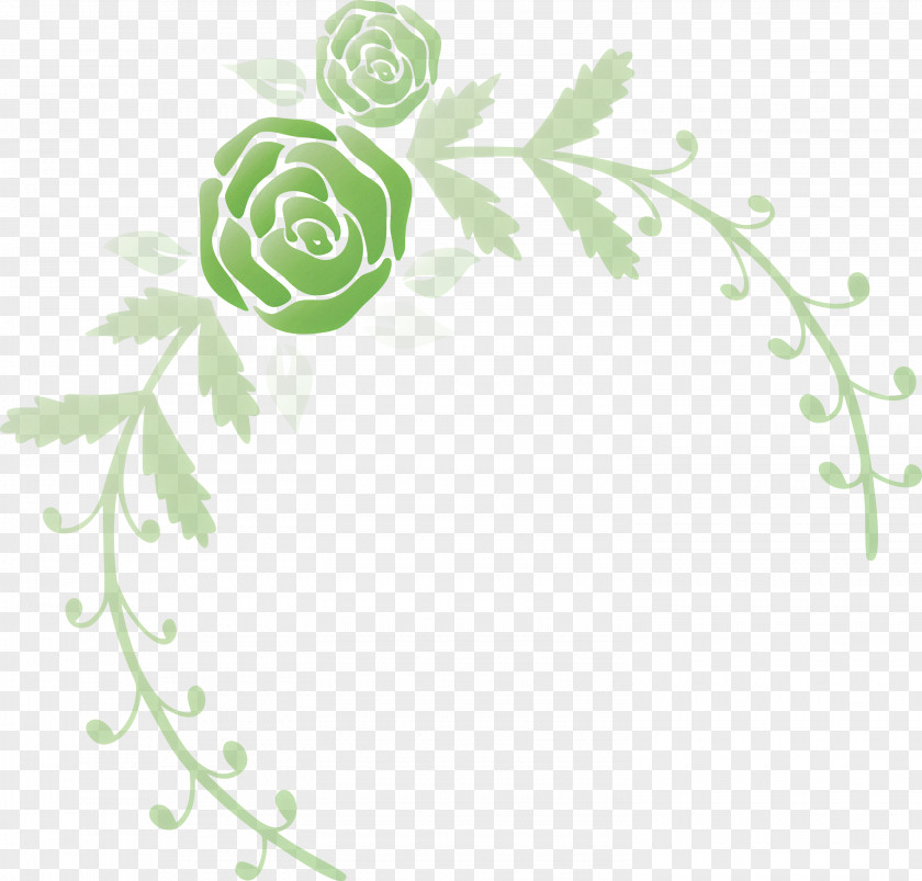 Rose Frame Flower Wedding PNG