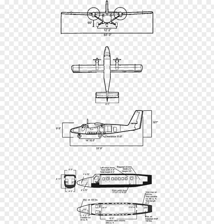 Climbing People De Havilland Canada DHC-6 Twin Otter DHC-3 Airplane Aircraft PNG