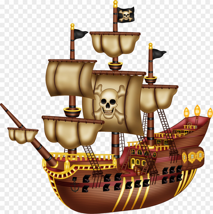 Pirate Clip Art Ship PNG