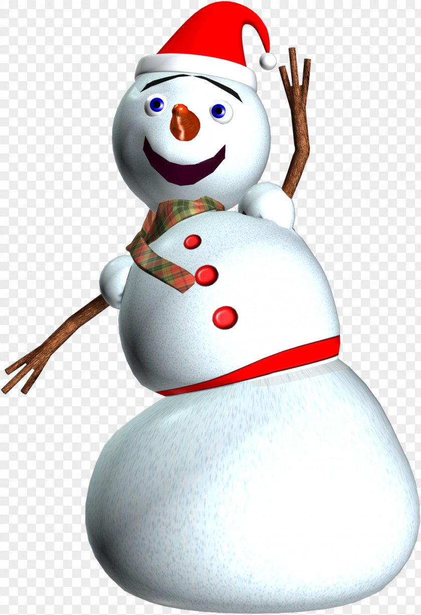 Snowman Christmas Ornament Character Clip Art PNG