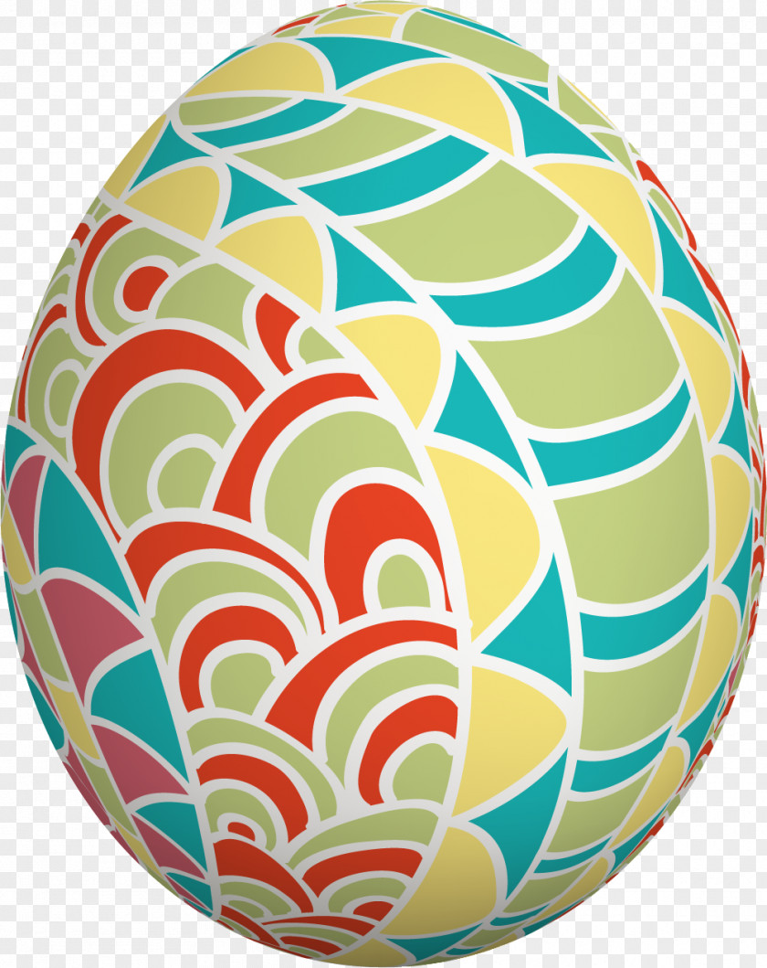 Hand Painted Colorful Eggs Easter Egg PNG