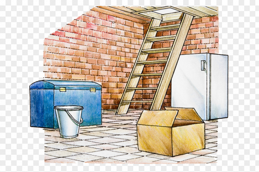 Illustration Brick Wall Basement PNG