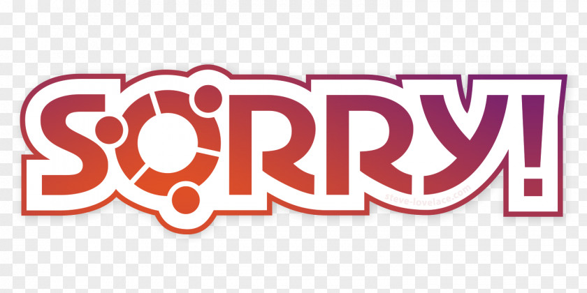 Sorry Logo Game PNG